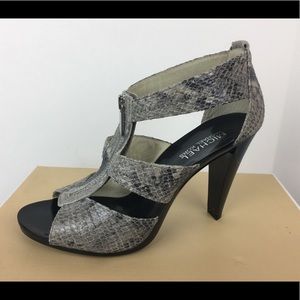 Michael Kors Berkley T Strap Embossed Leather 7